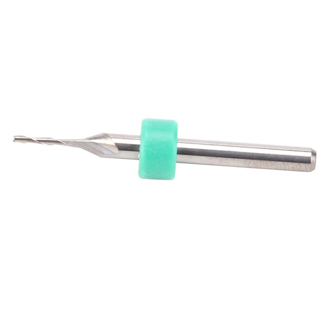 10pcs Fraise 2 Flûtes Carbure CNC Fin Moulin Tungstène Acier Routeur Bits