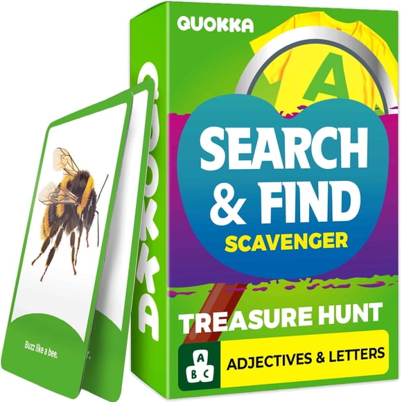 Quokka Scavenger Hunt Cards for Kids Ages 5-8 - Indoor Outdoor Search and Find Activities for Kids Ages 6-8