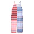 thumbnail image 4 of Girls Overall Striped Jumpsuits Rompers for Girls Spaghetti Strap Overalls with Side Pockets Outfits for Girls 8-10 Y, 4 of 6