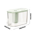thumbnail image 3 of Large Capacity Refrigerator Water Dispenser | 4.5L Cold Beverage Pitcher | BPA-Free Plastic | Faucet Spout | Wide-Mouth Design | For Fruit Infusions, Iced Tea, Lemonade | Summer Party, 3 of 7