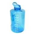 thumbnail image 4 of Mainstays Blue 3.78 Litres Plastic Time Marker Straw & Handle Water Bottle, Leak Proof Jug, 1 Piece, 4 of 6