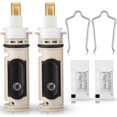 thumbnail image 1 of 2Pack 1222 Replacement Cartridge Compatible with Moen, Tub Shower Cartridge Replacement Kit for One Handle Posi-temp Faucet (2 set), 1 of 5