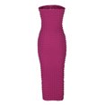 thumbnail image 4 of Birdeem Robe Mini Moulante pour Femmes, Unie, Décontractée, Confortable, Sans Manches, à Col en V, en Tricot, 4 of 5