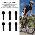 thumbnail image 3 of Stem Screws Professional Bike Handlebar Stem Screws 6pcs Mountain Bike Accessory PVD Coating, 3 of 7