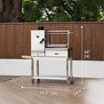 thumbnail image 3 of 55″ Infinity Argentine Grill DuoFire with Charcoal Oven/ Smoker, 3 of 12