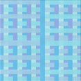 thumbnail image 1 of Ahgly Tapis d'Intérieur Lavable en Machine Carré Transitionnel Bleu, 6 Pieds Carré, 1 of 7