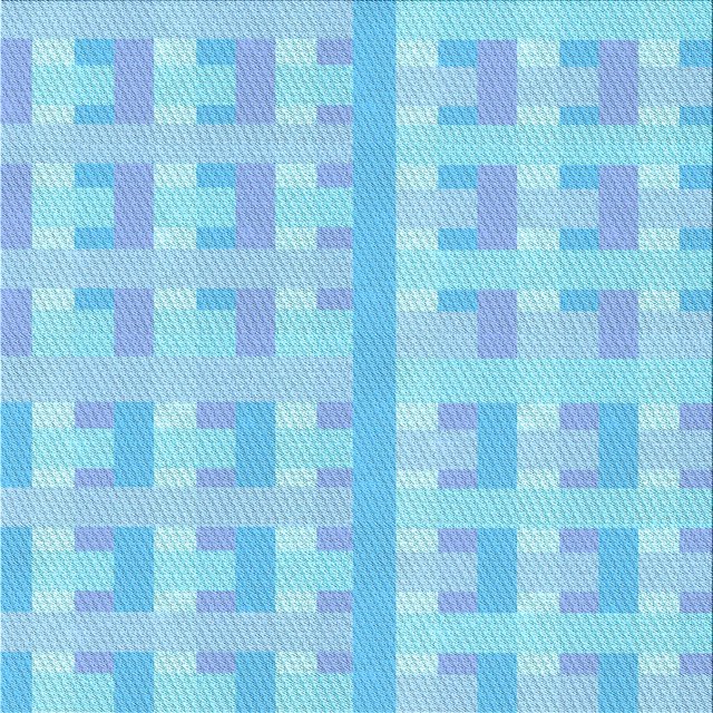 Ahgly Tapis d'Intérieur Lavable en Machine Carré Transitionnel Bleu, 8 Pieds Carré
