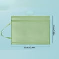 thumbnail image 2 of Clearance! Double Layer Mesh Zipper Pouch Bags with Handle Nylon Mesh Bags for Board Game & Puzzles Organizing Storage Toys Storage Bags A4 Zipper Mesh Bags File Bags for School Office Home Gray, 2 of 8