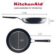 thumbnail image 2 of KitchenAid Hard Anodized Nonstick Frying Pan, 10-Inch, Onyx Black, 2 of 4