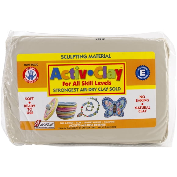 Activ-Clay Air-Dry Clay 3.3lb-White