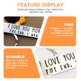 thumbnail image 4 of MasteelfCA Couple's Key Chain Valentine's Day Gift Key Ring for Boyfriend Girlfriend, 4 of 7