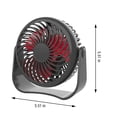 thumbnail image 3 of Chmadoxn Fan, Ceiling Fan, Desk Fan, Portable Fan Desktop Fan Mute Rechargeable Student Office Home Small Fan Portable Mini Usb Fan Small fan, 3 of 8