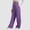c01Purple, variant on JGGSPWM Women's Wide Leg Sweatpants Solid Color Drawstring Baggy Sweatpants High Waisted Casual Trousers Jogger Pants White S