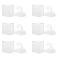 thumbnail image 4 of 6 Pcs Boîtes d'Exposition pour Montres, Étuis d'Emballage pour Montres, Boîtes de Rangement pour Montres (Transparent), 4 of 9