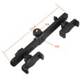 thumbnail image 2 of Universal Microphone Stand Double Cell Phone Holder Tablet Clamp 1/4in Adapter, 2 of 8