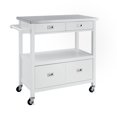 thumbnail image 1 of Ren Kitchen Cart, White, 1 of 8