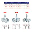 thumbnail image 4 of 1PC Industrial Sliding Door Pulley Steel Hardware Tools, Hanging Rail Channel Wheel Accessories H2 H3 ,Easy to Install, 4 of 7
