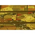 thumbnail image 1 of Ahgly Company Machine Washable Indoor Rectangle Transitional Red Brown Area Rugs, 2' x 4', 1 of 7