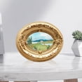 thumbnail image 3 of Xingzhi Photo Frame Display Living Room Desktop Decors Picture Frame Oval Gold Oval, 3 of 4
