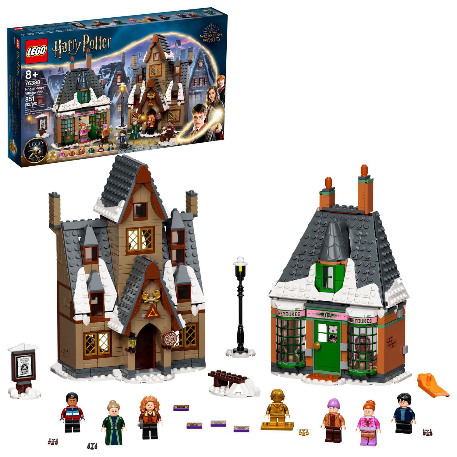 LEGO Harry Potter La visite du village de Pré-au-Lard 76388, Ensemble de construction (851 pièces)