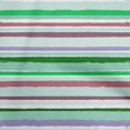 thumbnail image 1 of oneOone Tissu Georgette Viscose Vert Géométrique Rayures Inégales Matériel de Robe Tissu Imprimé Tissu au Mètre 42 Pouces de Large, 1 of 4