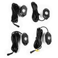 thumbnail image 3 of LED Neon Rock Lights With Bluetooth App Control- 4 Pods, Multicolor RGB, 500 Lumens, Timing & Music Mode- IP67 Waterproof, Aluminum Housing- For ATVs, Boats, UTVs, Motorcycles, Domes, Trucks, etc., 3 of 4