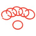 thumbnail image 1 of Unique Bargains 2' OD 1.6' ID Loose Leaf Rings Binder Ring, Red, 50 Count, 1 of 6