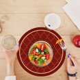 thumbnail image 1 of LSLJS Napperon Rond Rose pour Table à Manger Tapis de Table en Caoutchouc Accessoires de Cuisine Décoration Napperon Maison, Place Mats Ustensiles et Gadgets de Cuisine, 1 of 6