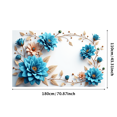 thumbnail image 3 of Floral Backdrop Banner Daisies Decoration for Wedding Party Supplies Event Background Photography Spring Summer Decor Celebration, 3 of 4