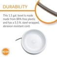 thumbnail image 3 of K&H Thermal-Bowl Outdoor Large Heated Dog Bowl Grey, 3 of 7