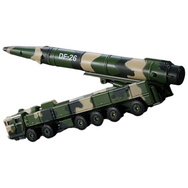 Véhicules de Missiles Moulés sous Pression Modèle Armée Décoration de Table Cadeaux pour Enfants Adultes