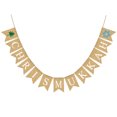 thumbnail image 1 of Christmas Burlap Banners Set Letter Printing Garland Bunting Swallowtail Flag Linen Party Decoration Background Layout Props, 1 of 8