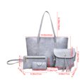 thumbnail image 3 of Matoen Fashionable Women's Bags Retro Large Capacity Multi Functional Bag Four Piece Set Handbag Shoulder Crossbody Bags Combining Practicality and Fashion, 3 of 9