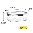 thumbnail image 1 of XZNGL Fruit Storage Containers for Fridge Fridge Fruit Storage Containers Transparent Rectangular Preservation Box Refrigerator Storage Box Fruit Bento Box Transparent Sealed Preservation Box, 1 of 1