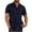 Navy, variant on jovati Short Sleeve Dress Shirts for Men Men Solid Casual Turn-Down Collar Pocket Button Short Sleeve Shirt Blouse Long Sleeve Shirt Men Mens Short Sleeve Dress Shirts Men Shirts Short Sleeve