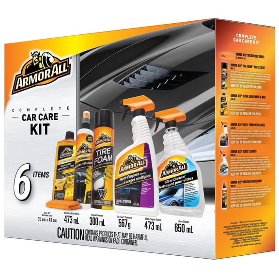 Armor All Complete Car Care Gift Pack, 6-piece set