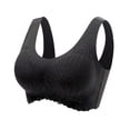 thumbnail image 3 of UPPADA Ladies Bras Clearance Sale Full Coverage Plus Size Bra Convenient Front Button Bras Cool Liftup Bra Super Gather Wireless Push-Up Bra Lifting Bras Breathable Underwear Bra, 3 of 4
