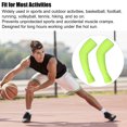 thumbnail image 2 of Unique Bargains 1 Pair Reduce Joint Pain Arm Elbow Compression Sleeve M Size Fluorescent Green, 2 of 7