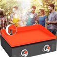 thumbnail image 1 of HAOAN 36‘‘ Protective Grill Cover with Weatherproof  Orange, 1 of 7