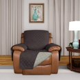thumbnail image 2 of 2024 Reversible Quilted Sofa Cover  Water Resistant Slipcover Furniture Protector  Washable Couch Cover with Non Slip Foam and Elastic Straps for Kids  Dogs  Pets (Small  Pink/Beige), 2 of 7
