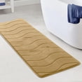 thumbnail image 3 of Bathroom Rugs and Mats Sets,Large Foam Bath Mat 3 Set Bathroom Rugs for 3 Pcs Toilet Mats Universal Soft Comfortable Water Absorption Non Slip Thick Machine Washable Easier to Dry, 3 of 7