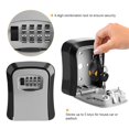 thumbnail image 2 of 4 Digit Combination Key Lock Box Wall Mount Safe Security Case Storage T4Q1, 2 of 6
