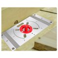 thumbnail image 2 of Aluminum Alloy Router Table Insert Plate Trimming Machine Engraving Tool Flip Board with 4 Rings, 2 of 7