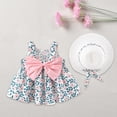 thumbnail image 2 of Ensemble Robe d'Été pour Filles 0-3 Ans Imprimé Fraise Sans Manches Débardeur et Chapeau, 2 of 3