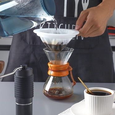 Meitianfacai Passoire à Mailles Tamis Filtre, Tamis de Cuisine en Nylon Ultra-Fin en Plastique Tamis Cuillère à Mailles Fines pour Lait de Soya Café Lait Yogourt Jus Kéfir Miel Vin (Mailles 100/200/400)