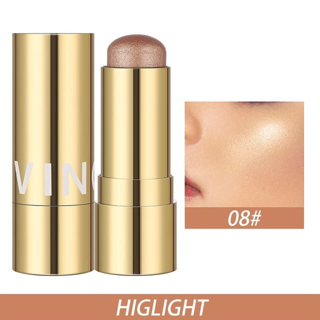 Weiqiqre 3 In 1 Multi Stick Trio Face Makeup, Cream Blush Stick for Cheeks & Lips, Contour Stick & Highlighter Makeup Sticks for All Skin On Sale