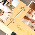 thumbnail image 3 of HLONK 2 Pcs Livres d'Or de Mariage Réception Registre de Souvenirs Mariage, 3 of 8