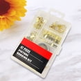 thumbnail image 2 of 47pcs Picture Hanging Kit Wooden Frame Wall Mounting Hooks Nails Picture Hanging Wire Kit, 2 of 6