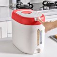 thumbnail image 1 of LSLJS Airtight Rice Dispenser,Cover Rice Bucket for Cereal Grain Flour Rice Beans Pet Food CountertopLarge Rice Storage Container with Lid,Proof Household Cereal, Rice Storage, 1 of 7