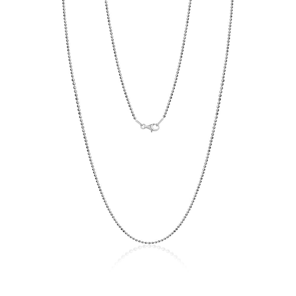 Luxury Designs Italian Diamond cut Bead chain, 16”